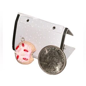 Sugar Cookie w Sprinkles Handcrafted Clay Charm